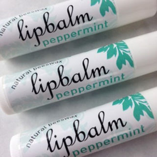 Peppermint Natural Beeswax Lip Balm