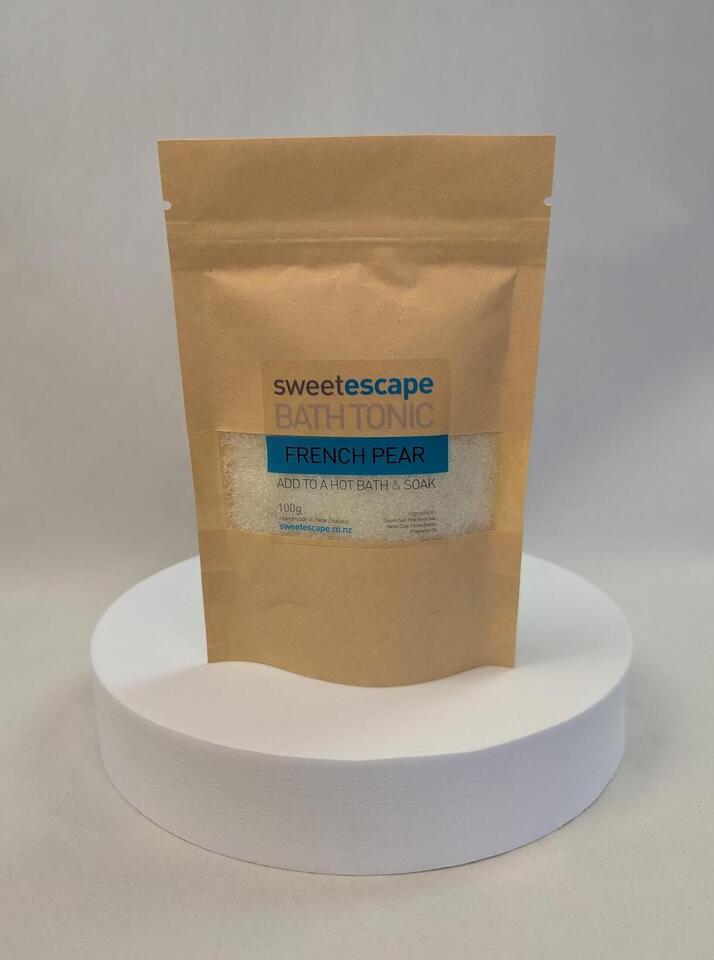 French Pear Bath Tonic 100g Bag