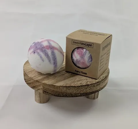 Individual Mini Bath Bomb  Fairy Floss