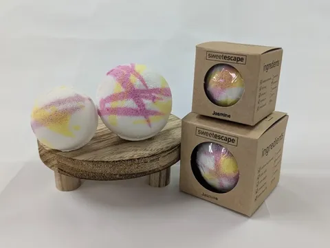 Individual Mini Bath Bomb  Jasmine