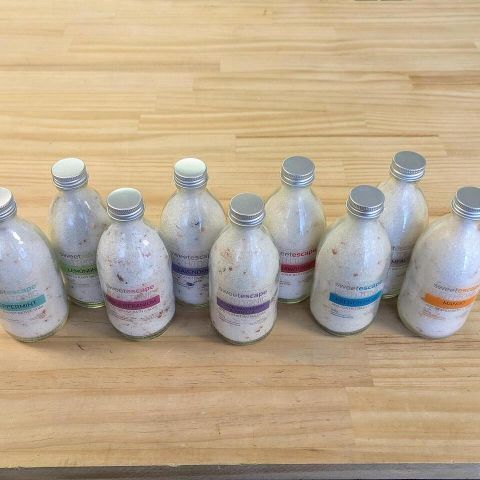 Bath Tonic Glass Jars 300g