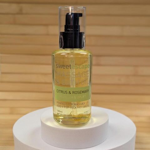 Citrus and Rosemary - Massage & Bath Oil, 100ml