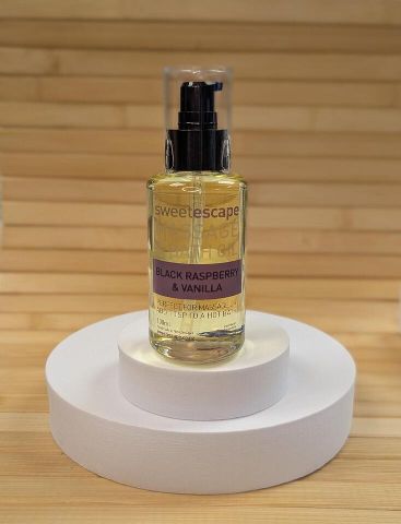 Black Raspberry and Vanilla - Massage & Bath Oil, 100ml