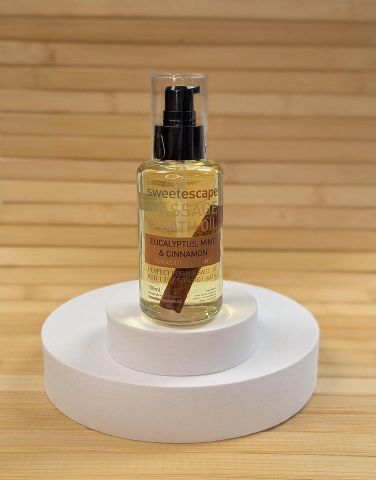 Eucalyptus, Mint & Cinnamon - Massage & Bath Oil, 50ml