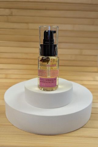 Rose Geranium, Jasmine & Patchouli - Massage & Bath Oil, 30ml